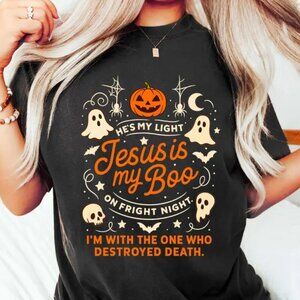 Jesus Is My Boo Shirt, Christian Halloween Shirt, He Is My Light Shirt